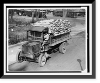 Truck load of beef being delivered to Central Market, Washington, D.C.; black driver Classic, Vintage Poster