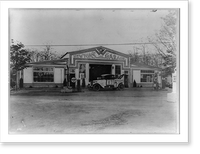 Newton's Garage, Lake Ronkonkoma, Long Island, New York, Vintage Print