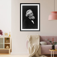 Alexandre Guilmant half-length portrait, facing right, Vintage Wall Art
