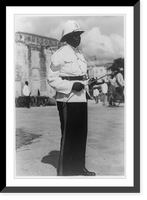 Historic Framed Print, Bridgetown cop,  17-7/8" x 21-7/8"