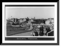 Historic Framed Print, Reykjav&iacute;k, panorama,  17-7/8" x 21-7/8"