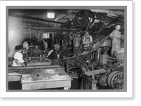 Historic Framed Print, The Sanitary filling machine,  17-7/8" x 21-7/8"