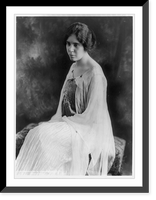 Historic Framed Print, [Alice Paul, three-quarter length portrait, seated, facing left],  17-7/8" x 21-7/8"