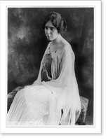 Historic Framed Print, [Alice Paul, three-quarter length portrait, seated, facing left],  17-7/8" x 21-7/8"