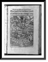 Garden with people and apparatus for distilling a plant's medicinal essences, Historic Reproduction