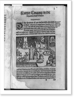 Historic Framed Print, [Ore testing and ovens in assay laboratory with surrounding text],  17-7/8" x 21-7/8"