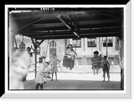 Historic Framed Print, N.Y. Playground - 6,  17-7/8" x 21-7/8"