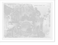Historic Framed Print, New York - Paris race: Germans in Protos car, New York,  17-7/8" x 21-7/8"