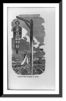 Historic Framed Print, Captain Kidd hanging in chains - 2,  17-7/8" x 21-7/8"