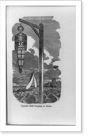 Historic Framed Print, Captain Kidd hanging in chains - 2,  17-7/8" x 21-7/8"