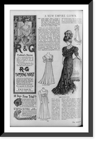 Historic Framed Print, A New empire gown,  17-7/8" x 21-7/8"