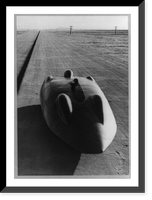 John Cobb out to break speed mark, Historic Print