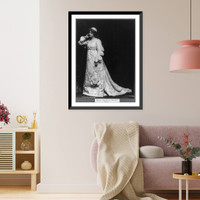 Historic Framed Print, [Maxine Elliott, full-length portrait, standing, facing left, as Portia],  17-7/8" x 21-7/8"