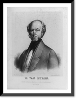 Martin Van Buren head-and-shoulders portrait, facing left.D. Dickinson, lith. ; from an original drawing by D. Dickinson, Antique Print