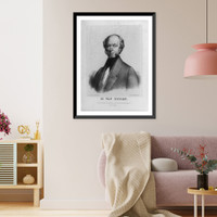 Martin Van Buren head-and-shoulders portrait, facing left.D. Dickinson, lith. ; from an original drawing by D. Dickinson, Antique Print