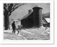 Historic Framed Print, R.F.D..Martin Lewis.,  17-7/8" x 21-7/8"