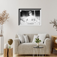 Historic Framed Print, Carroll "Boardwalk" Brown, Philadelphia AL (baseball),  17-7/8" x 21-7/8"