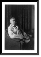Maurice Maeterlinck, three-quarter-length portrait, seated facing right, with open book in hands, Vintage Wall Art