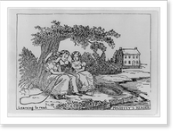 Historic Framed Print, Learning to read. McGuffey's reader,  17-7/8" x 21-7/8"