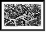 Historic Framed Print, Rotterdam voor 1940: Oostplein en omgeving,  17-7/8" x 21-7/8"