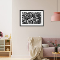 Historic Framed Print, Rotterdam voor 1940: Oostplein en omgeving,  17-7/8" x 21-7/8"