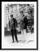 Governor James M. Cox of Ohio and Franklin D. Roosevelt of New York, arriving at the White House for conference with the president, Antique Print