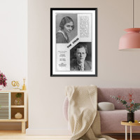 Head-and-shoulders portraits of G.D.H. Cole and his wife, Margaret Cole, Vintage Poster