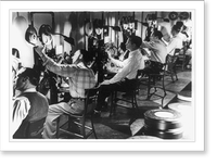 How U.S. movies are made. Film printing is done in this laboratory, Antique Poster
