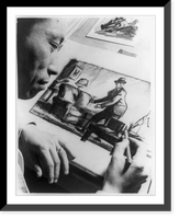 How U.S. movies are made. First step in set construction is artist's sketch, Antique Print