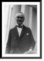 Ira Nelson Morris, Ambassador to Sweden, half-length portrait, standing, facing front, at the White House, Historic Print