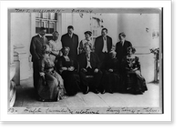 Taft family and relatives laughing, silver anniversary, Vintage Wall Art