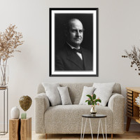 Historic Framed Print, [William Jennings Bryan, head-and-shoulders portrait, facing right],  17-7/8" x 21-7/8"