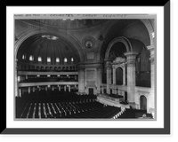General view of the interior of the First Church of Christ Scientist, Boston, Mass, Historic Reproduction