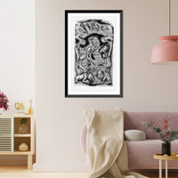 Historic Framed Print, [Our world].George Biddle, Rome, 1952.,  17-7/8" x 21-7/8"