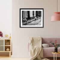 Children at play in narrow street, Paris, France Classic, Historic Print