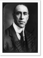 Historic Framed Print, [Harry Price, head-and-shoulders portrait, facing right, inscribed to Harry Houdini],  17-7/8" x 21-7/8"