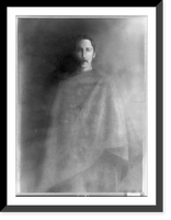 Robert Louis Stevenson, three-quarter length portrait, facing front, draped with cloth, Vintage Wall Art
