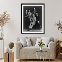 Thomas Mott Osborne, full-length portrait, seated, facing left, and his four sons, Historic Reproduction