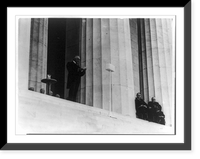 Vintage Americana Print - Lincoln Memorial - President Warren G
