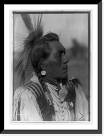 Historic Framed Print, Rabbit Head. Hidatsa,  17-7/8" x 21-7/8"