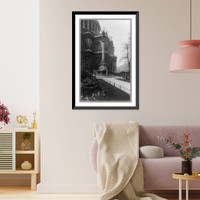 Historic Framed Print, [St. Paul's Cross, London, England, Great Britain],  17-7/8" x 21-7/8"