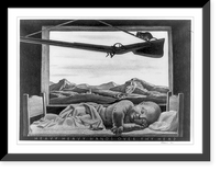 Historic Framed Print, Heavy heavy hangs over thy head.Rockwell Kent.,  17-7/8" x 21-7/8"