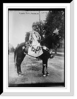Equestrienne, Floral Fete, Pasadena, Calif, Historic Print