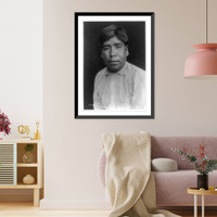 Historic Framed Print, A man of Palm Springs. Cahuilla,  17-7/8" x 21-7/8"