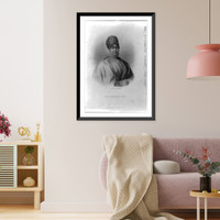 Historic Framed Print, Mrs. Elizabeth Fry.engraved by J.C. Buttre, New York.,  17-7/8" x 21-7/8"