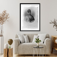 Historic Framed Print, Mrs. Elizabeth Fry.engraved by J.C. Buttre, New York.,  17-7/8" x 21-7/8"