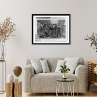 Historic Framed Print, Inaugurating the glorious Fourth..drawn by C.S. Reinhart from a sketch by H.N. Cady.,  17-7/8" x 21-7/8"