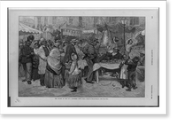 The Fourth of July in a southern town.W.L.S. ; from a sketch by Horace Bradley, Vintage Print