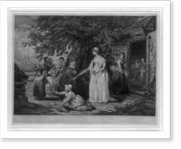 Historic Framed Print, [The gleaners returned],  17-7/8" x 21-7/8"