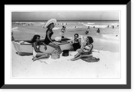 Scene in Varadero beach, Varadero, Cuba Classic, Antique Poster
